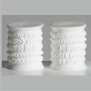 Katy Briscoe Salt Pepper Set All Porcelain NEW